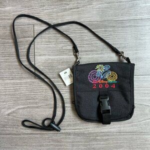 NWT 2004 Walt Disney World Mini Shoulder Bag Embroidered Mouse Ears Fireworks